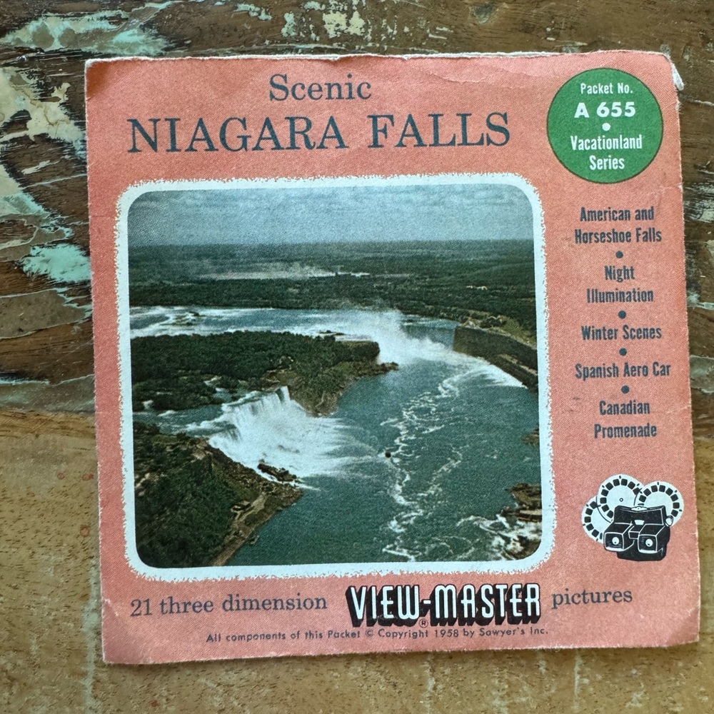 View-Master Niagara Falls Discs